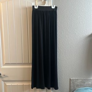 Long black skirt